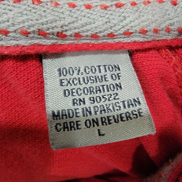 The Ohio State University Mens Large Polo 100% Cotton Brutus EST 1870 Spell Out - Picture 6 of 7